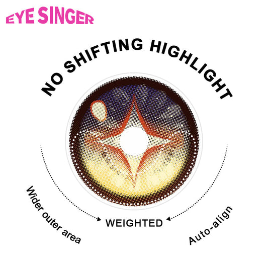 eyesinger wuthering waves aemeath brown anime cosplay contact lens