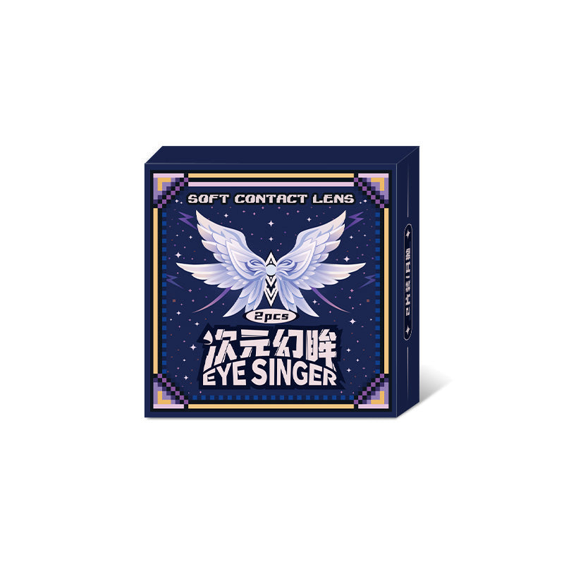 eyesinger genshin columbina anime cosplay contact lens packaging