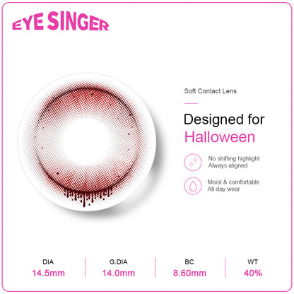 EYESINGER Witch's Tears Red | 1 Year