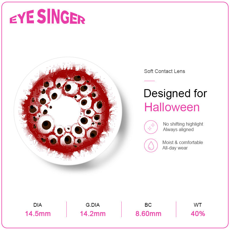 EYESINGER Hundred-Eyes Curse Red | 1 Year