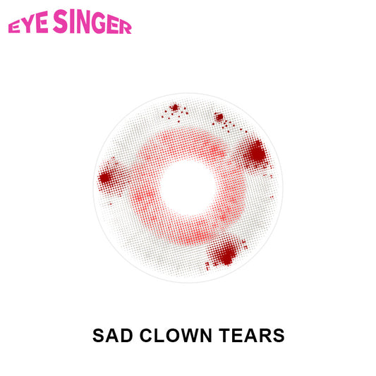 EYESINGER Sad Clown Tears Red | 1 Year