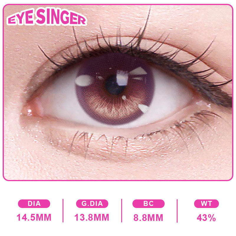 eyesinger infinitynikki Nikki（highlight）purple anime cosplay contact lens on eye