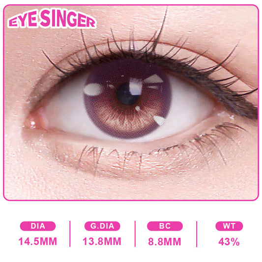 eyesinger infinitynikki Nikki（highlight）purple anime cosplay contact lens on eye