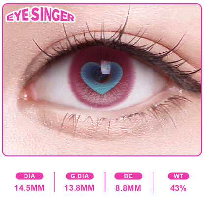 eyesinger honor of kings dyadia  anime cosplay contact lens on eye