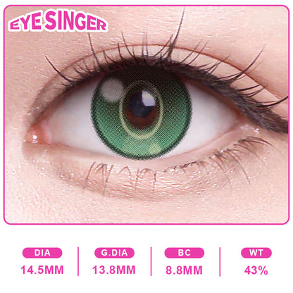 eyesinger spyfamily anya green anime cosplay contact lens on eye