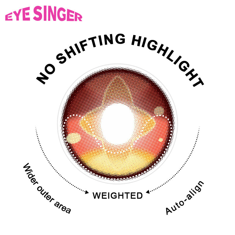eyesinger genshin alice brown anime cosplay contact lens
