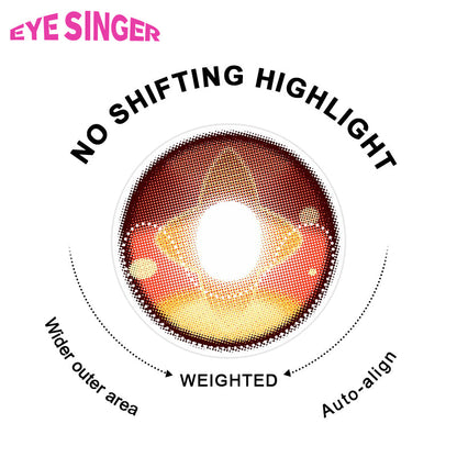 eyesinger genshin alice brown anime cosplay contact lens