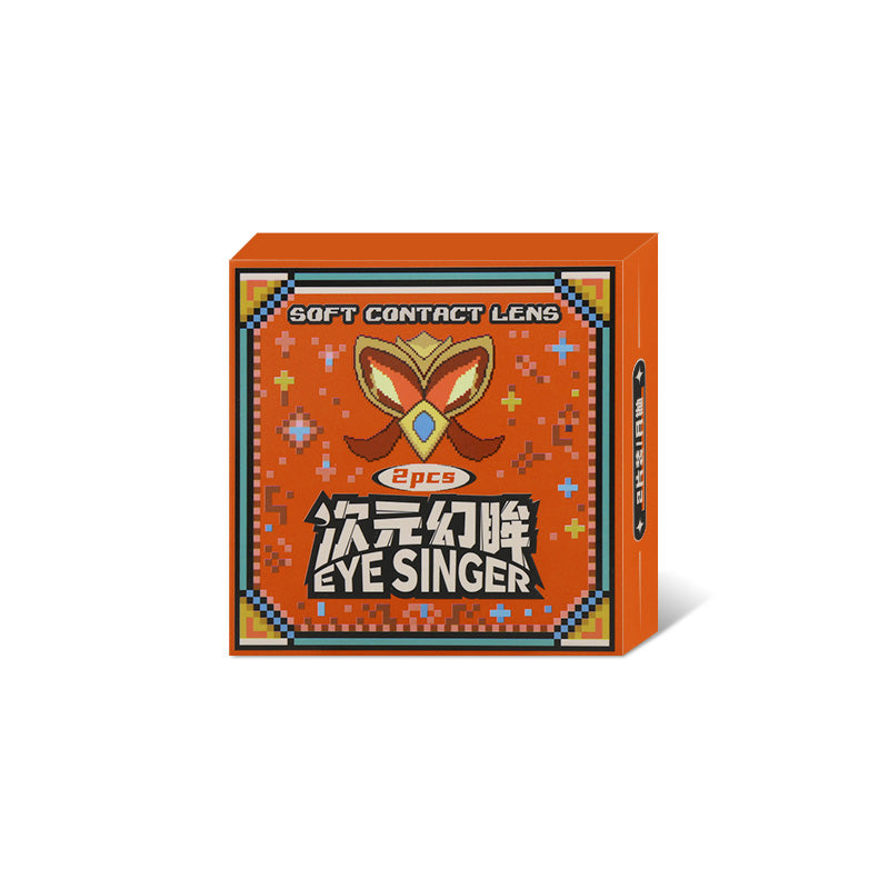 eyesinger genshin alice anime cosplay contact lens packaging