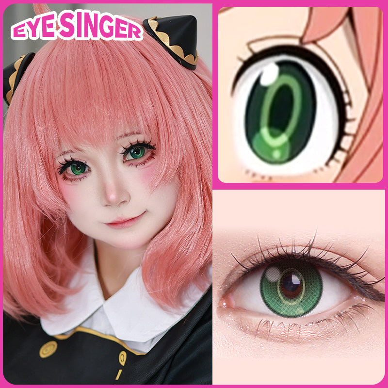 eyesinger spy family anya green anime cosplay contact lens cosplayer