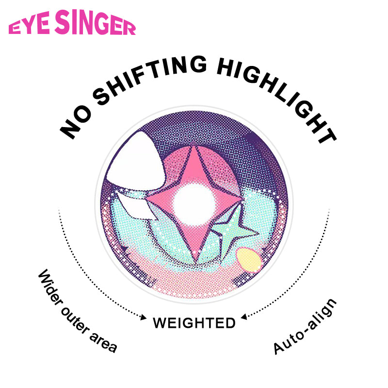 eyesinger zenless zone zero aria blue anime cosplay contact lens