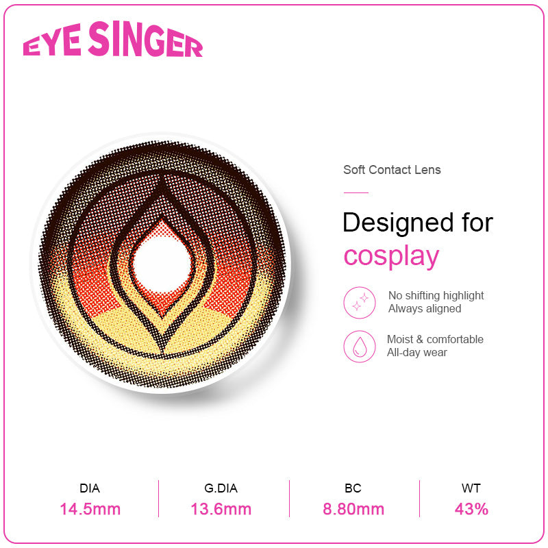 eyesinger honkai starrail blade brown anime cosplay contact lens features