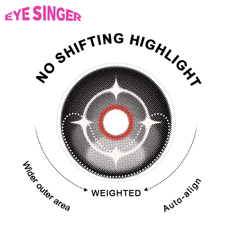 eyesinger honkai starrail boothill gray anime cosplay contact lens