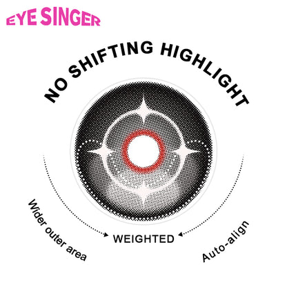 eyesinger honkai starrail boothill gray anime cosplay contact lens