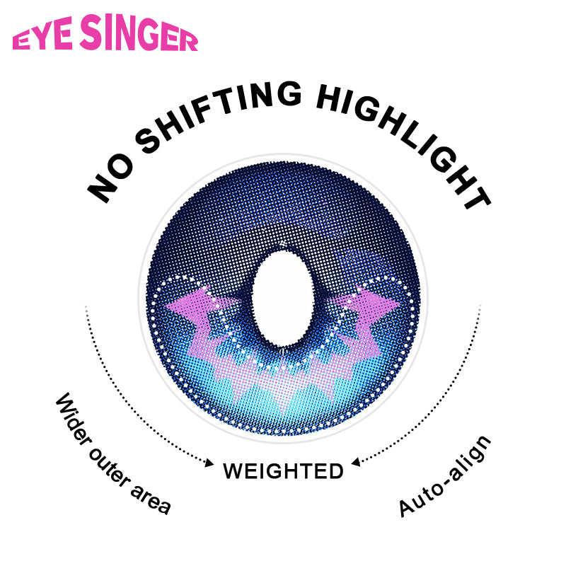 eyesinger wuthering waves cartethyia blue anime cosplay contact lens