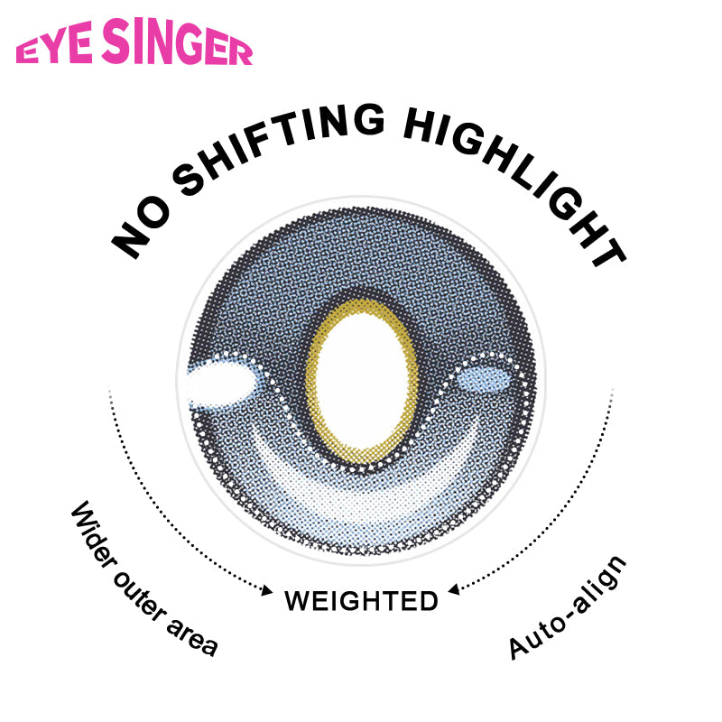 eyesinger honkaistarrail danheng gray anime cosplay contact lens