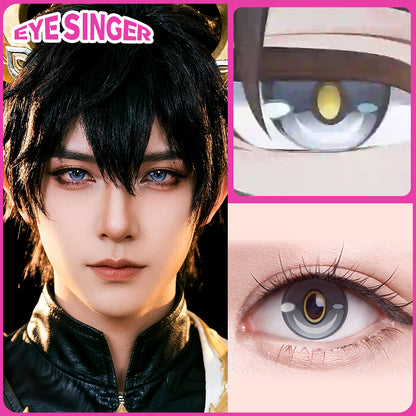 eyesinger honkaistarrail danheng gray anime cosplay contact lens cosplayer