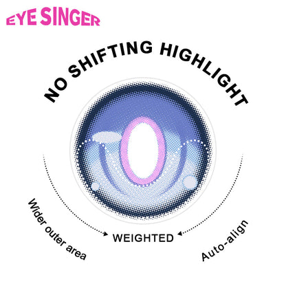 eyesinger honkai impact 3rd elysia blue anime cosplay contact lens