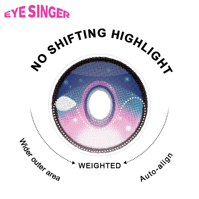 eyesinger honkai starrail firefly pink anime cosplay contact lens 