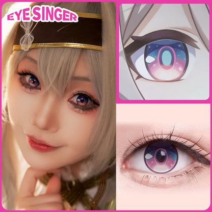 eyesinger honkai starrail firefly pink anime cosplay contact lens cosplayer
