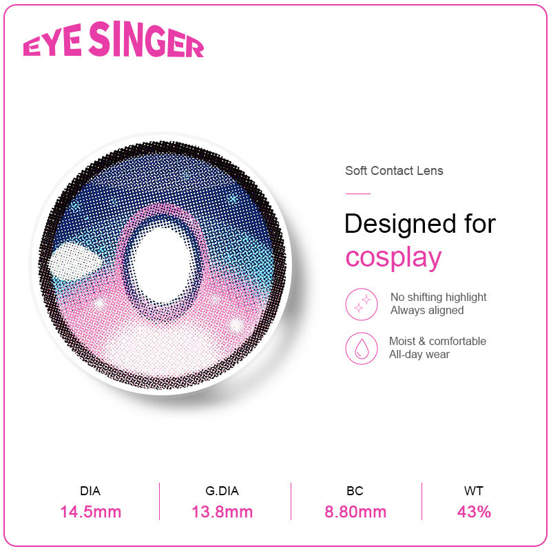 eyesinger honkai starrail firefly pink anime cosplay contact lens features