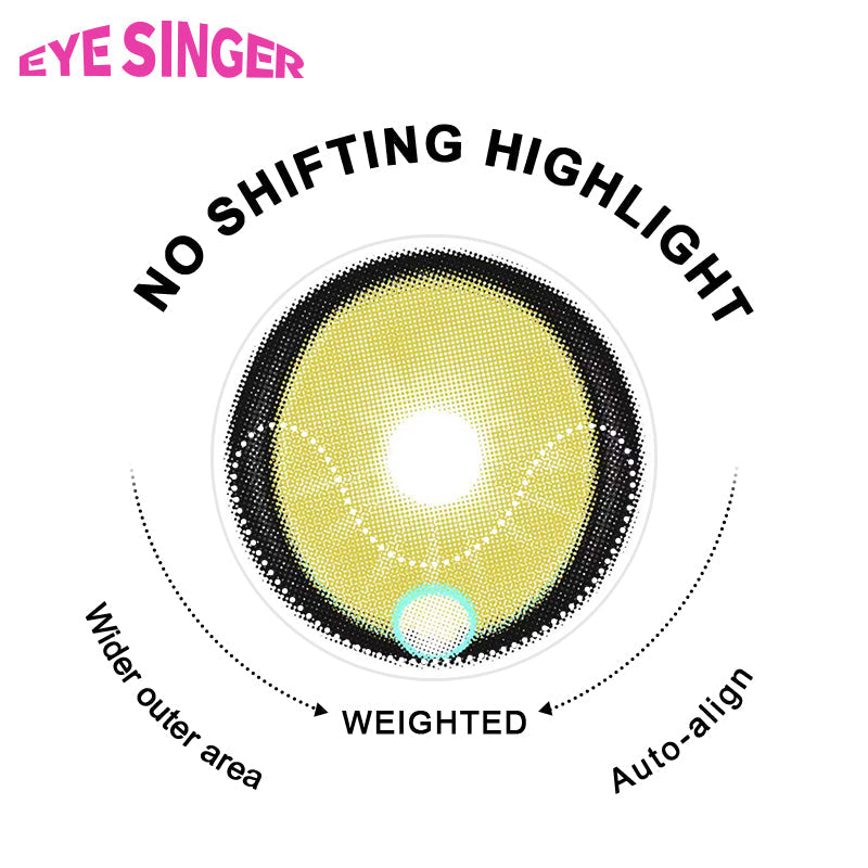 eyesinger genshin flins brown anime cosplay contact lens