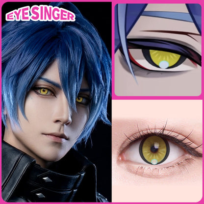 eyesinger genshin flins brown anime cosplay contact lens cosplayer
