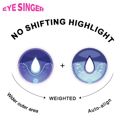 eyesinger genshin furina blue anime cosplay contact lens 