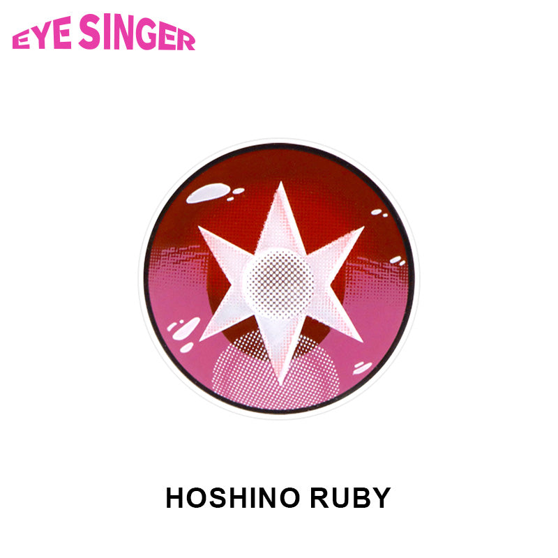 eyesinger oshinoko hoshinoruby pink anime cosplay contact lens