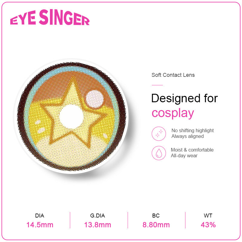 eyesinger genshin jahoda brown anime cosplay contact lens features