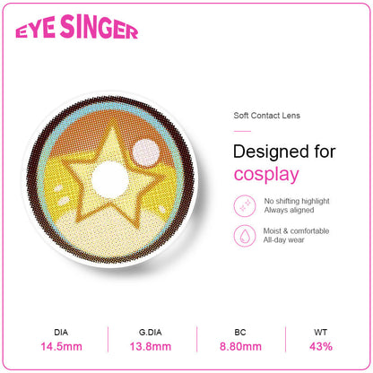 eyesinger genshin jahoda brown anime cosplay contact lens features