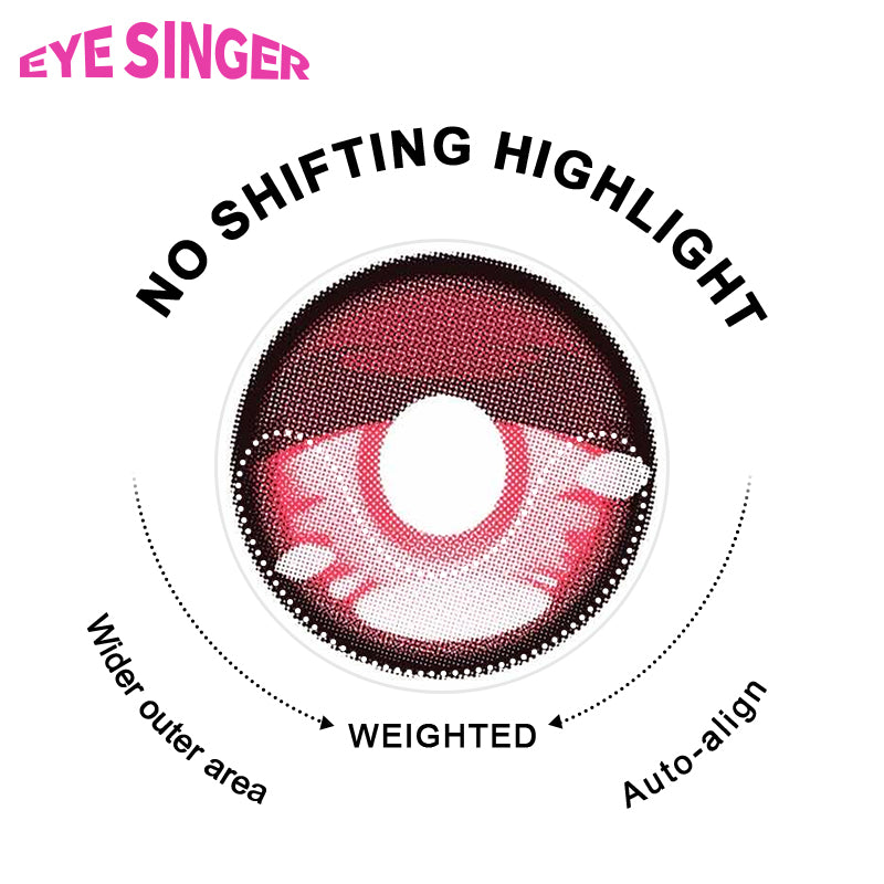 eyesinger honkai starrail jing liu pink anime cosplay contact lens