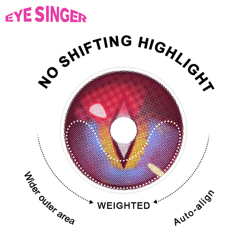 eyesinger arknights endfield laevatain purple anime cosplay contact lens 