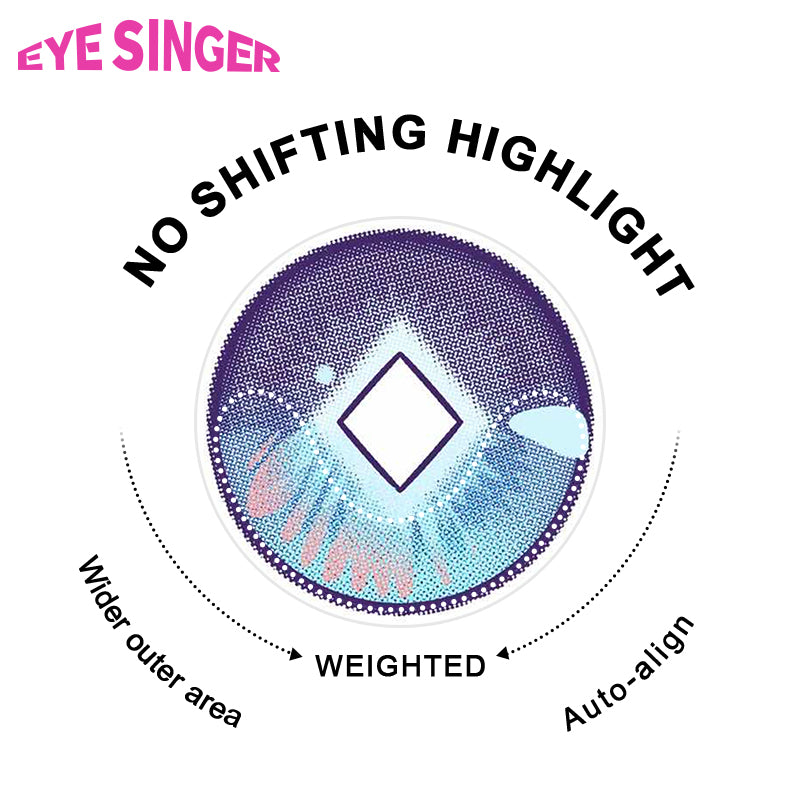 eyesinger arknights ling blue anime cosplay contact lens