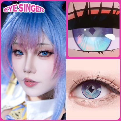 eyesinger arknights ling blue anime cosplay contact lens cosplayer