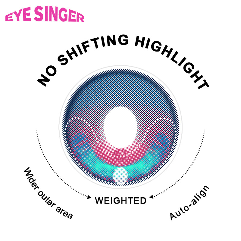 eyesinger genshin impact lohen blue anime cosplay contact lens