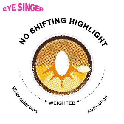 eyesinger honkai starrail mydeimos mydei brown anime cosplay contact lens