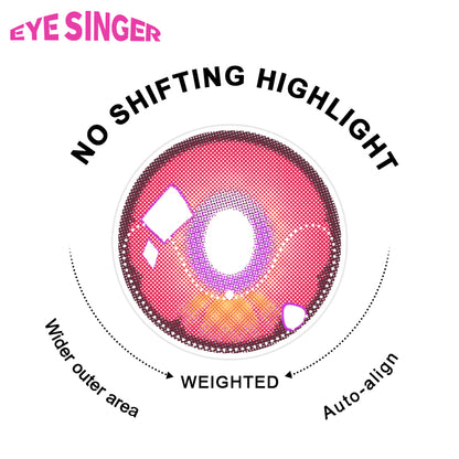 eyesinger zenless zone zero nangongyu pink anime cosplay contact lens