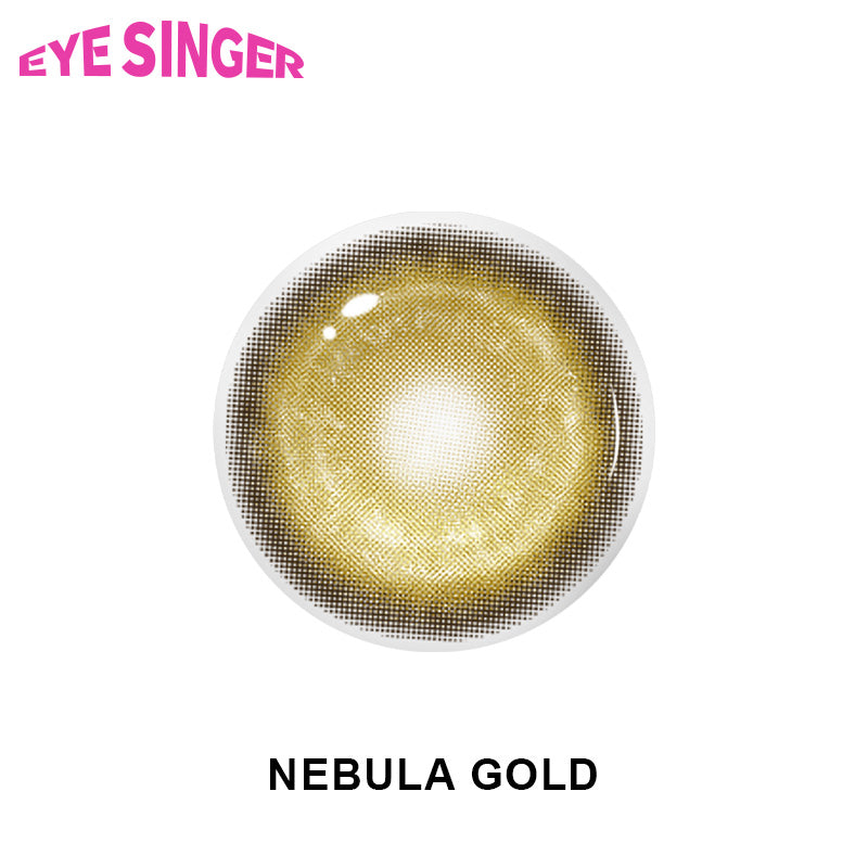 eyesinger nebula gold anime cosplay contact lens