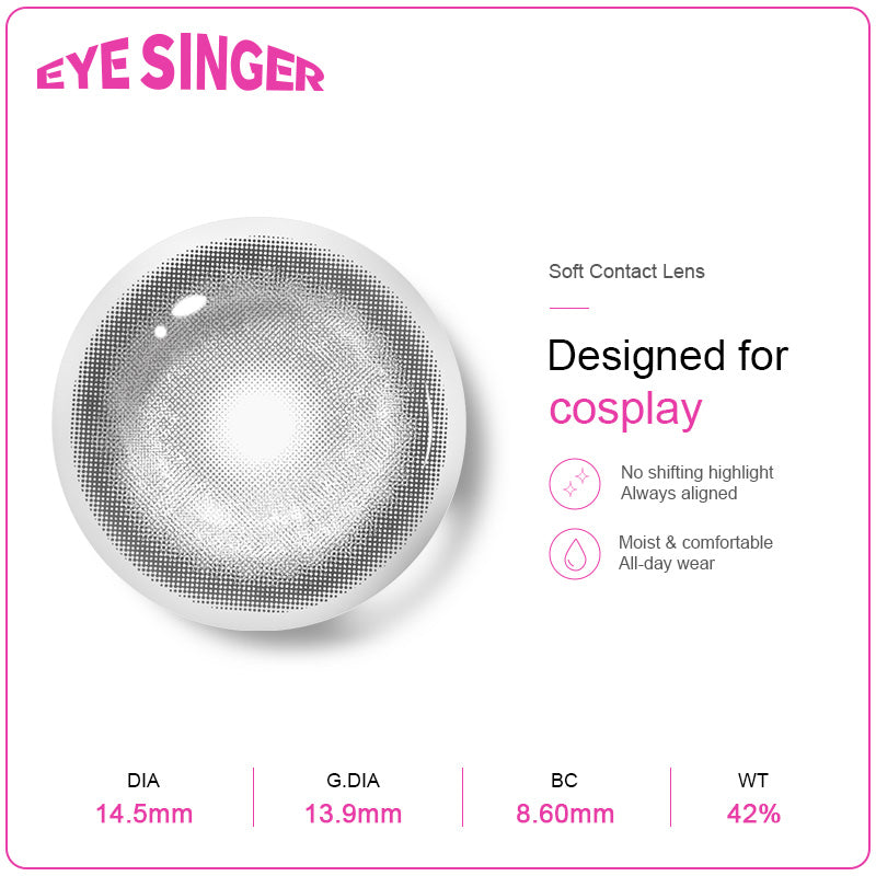 eyesinger nebula gray anime cosplay contact lens features