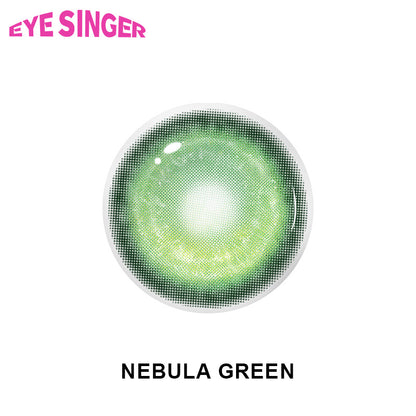 eyesinger nebula green anime cosplay contact lens