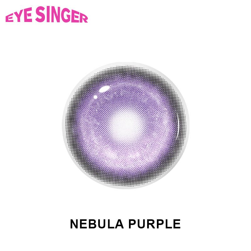 eyesinger nebula purple anime cosplay contact lens