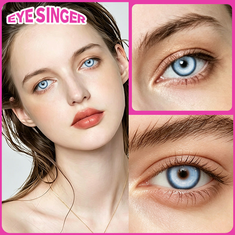 eyesinger nebula blue anime cosplay contact lens cosplayer