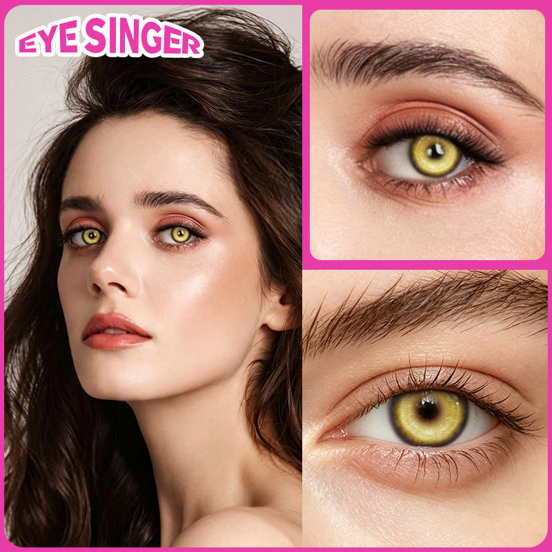 eyesinger nebula gold anime cosplay contact lens cosplayer
