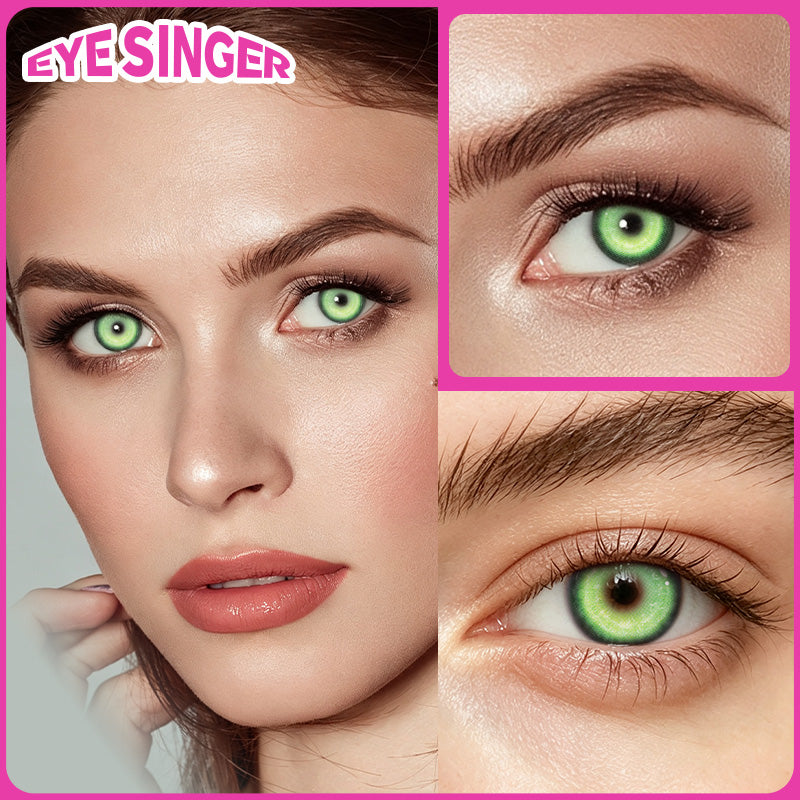 eyesinger nebula green anime cosplay contact lens cosplayer