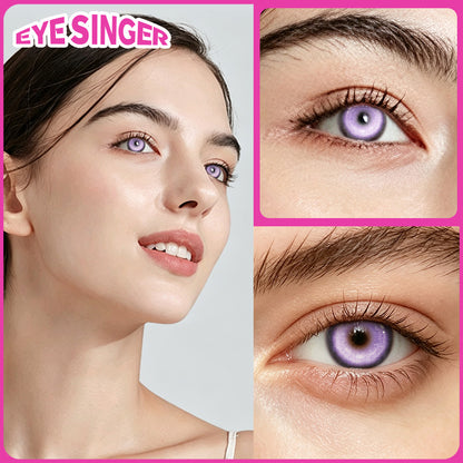 eyesinger nebula purple anime cosplay contact lens cosplayer