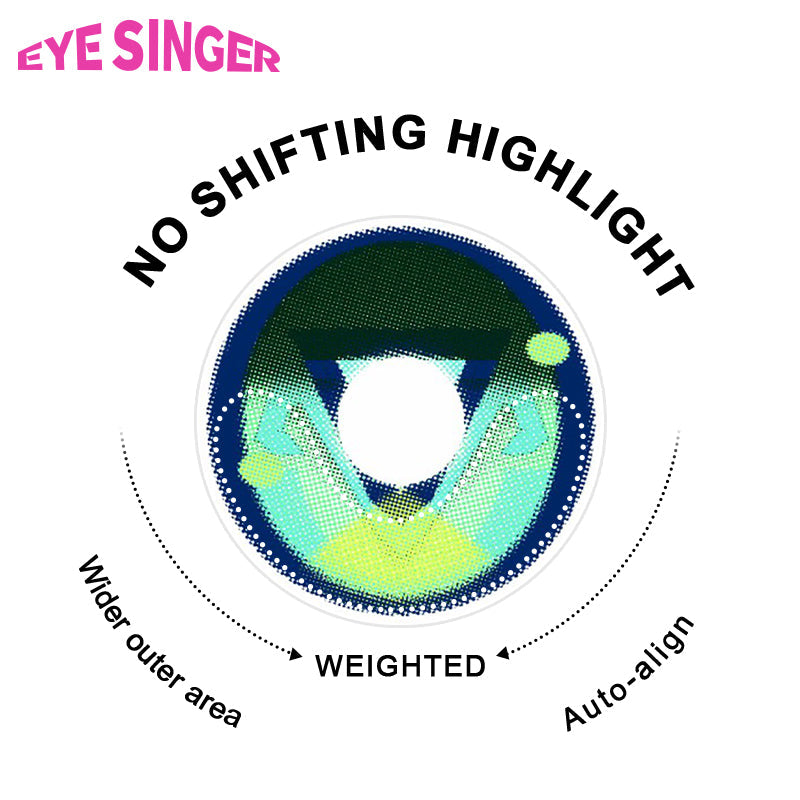 eyesinger genshin nefer green anime cosplay contact lens 