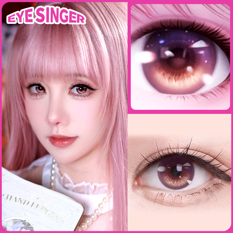 eyesinger infinitynikki nikki highlight purple anime cosplay contact lens cosplayer 