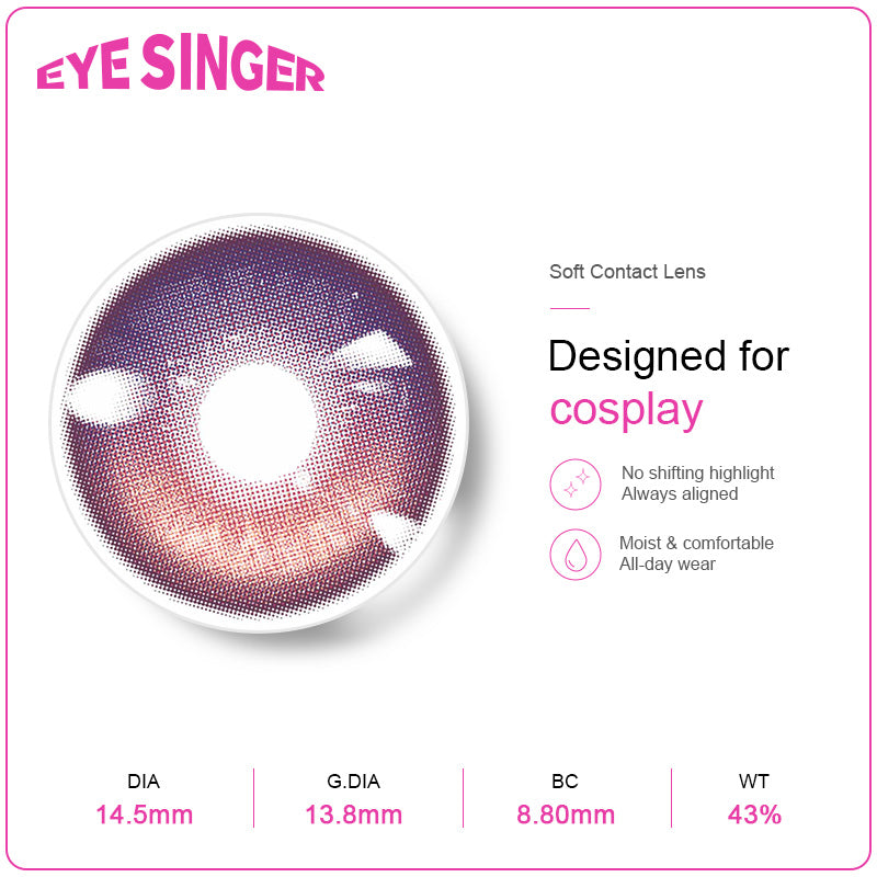 eyesinger infinitynikki nikki highlight purple anime cosplay contact lens features