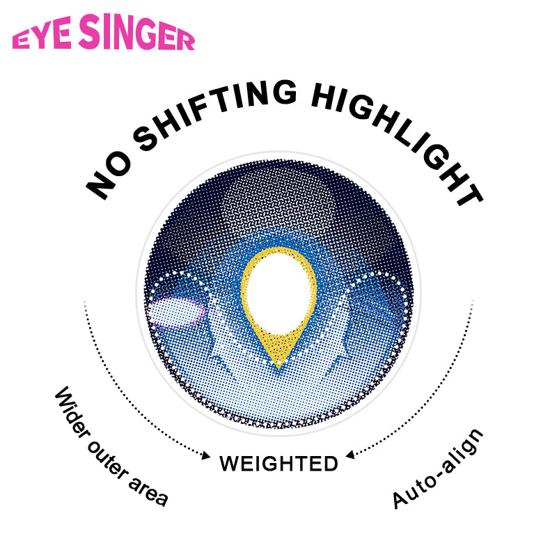eyesinger arknights endfield pelican blue anime cosplay contact lens