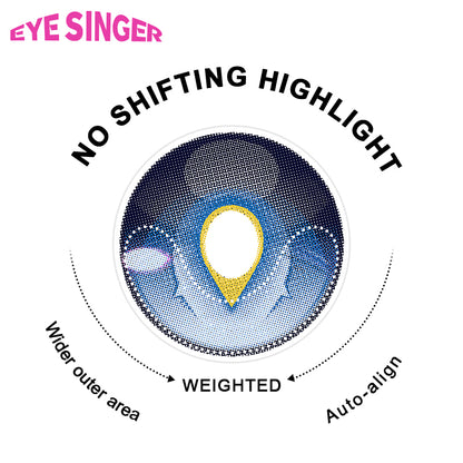 eyesinger arknights endfield pelican blue anime cosplay contact lens